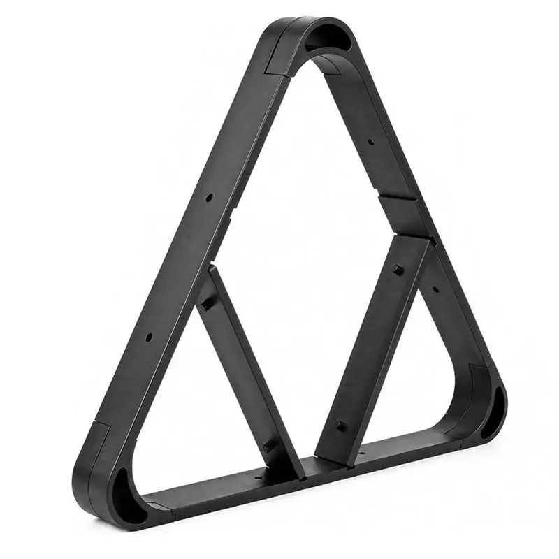 A64T-Billiard Ball Rack Set Plastic Pool Triangle Rack Multi-Functional Pool Table Accessories