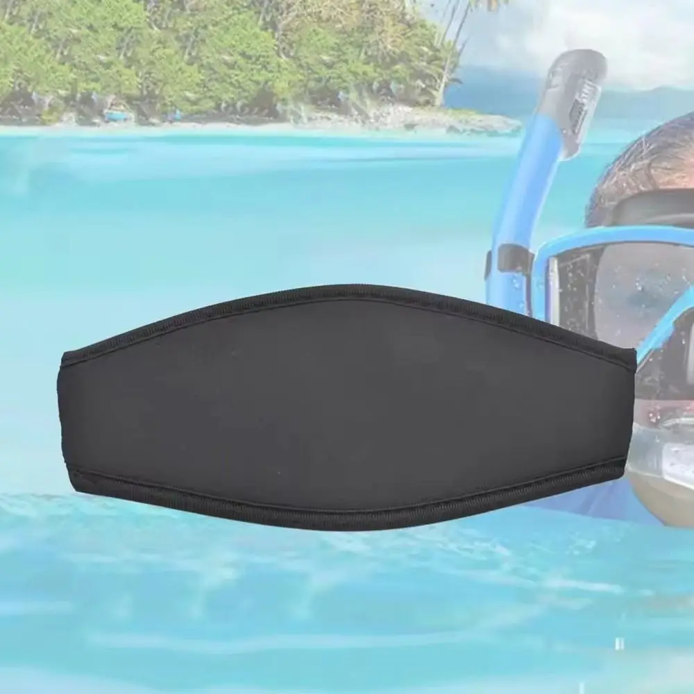 النيوبرين قناع الغطس غطاء حزام طبقة مزدوجة العالمي الغوص Facepiece حزام الراحة مبطن الحماية