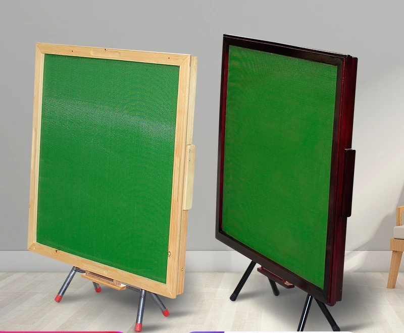 Spot urgent hair mahjong table folding, simple solid wood hand rubbing household mahjong table simple modern  chess table