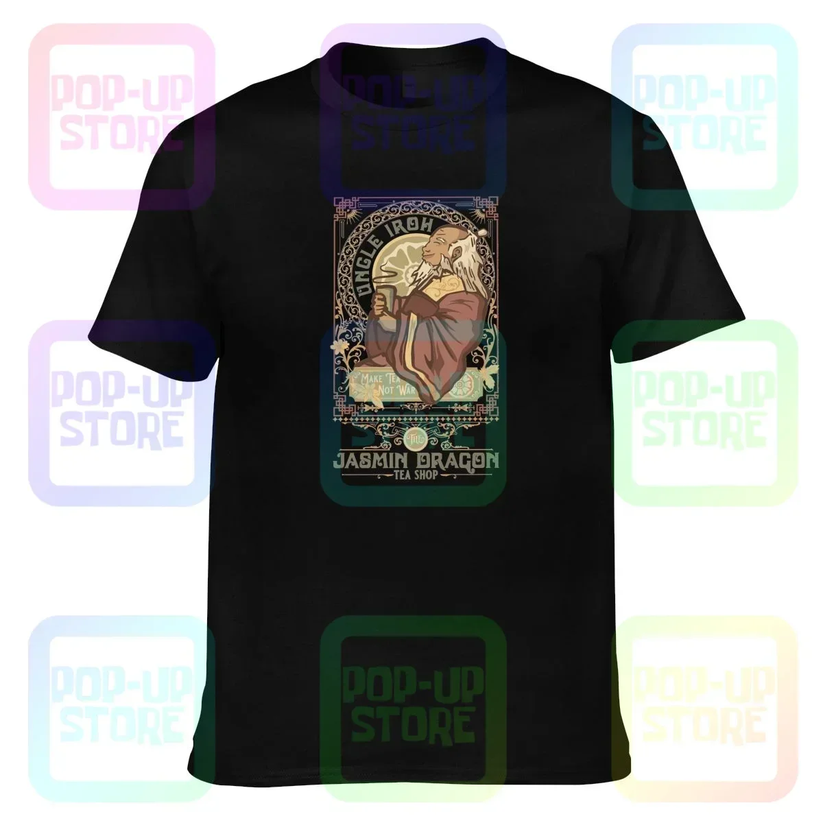 Uncle Iroh Make Tea Not War Jasmine Dragon Tea Shop T-shirt Tee Shirt Trendy Best Seller