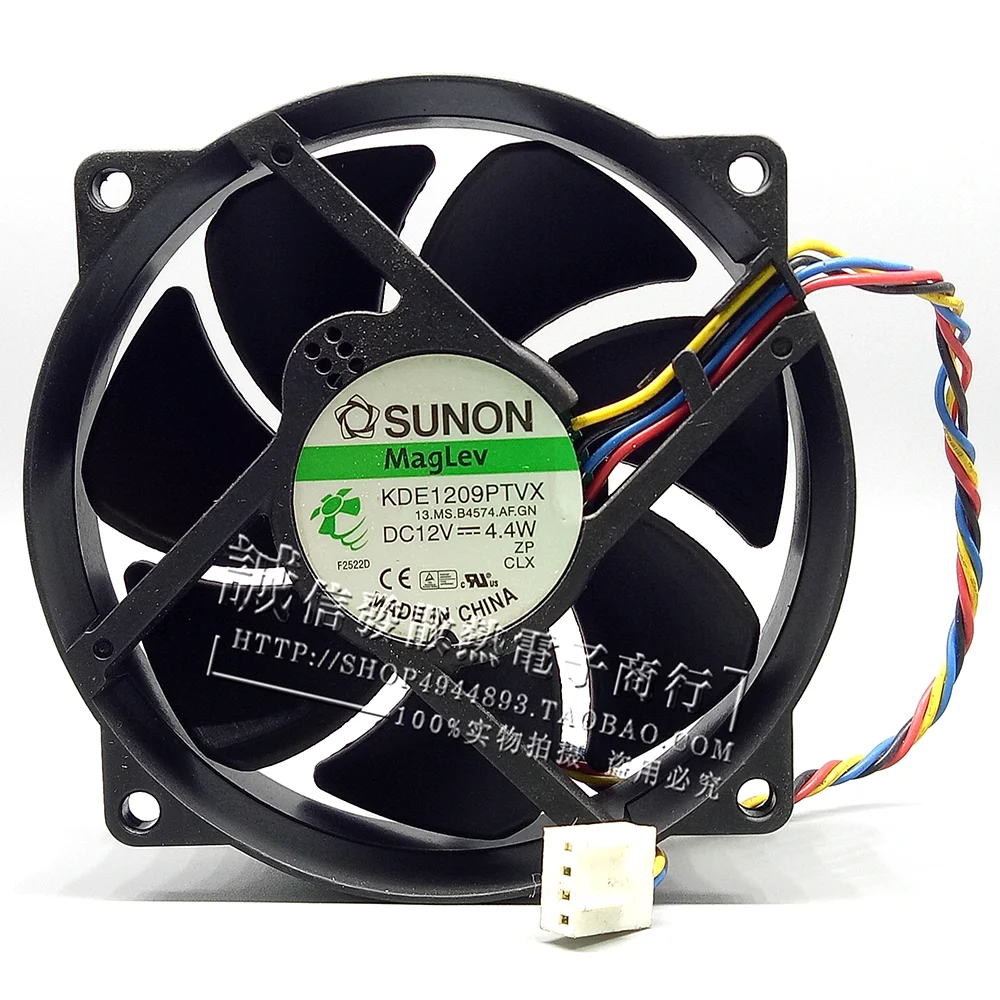 

SUNON 9CM 8CM 8025 9225 90/80mm x 25mm KDE1209PTVX Maglev Cooler Cooling Fan 12V 4.4W