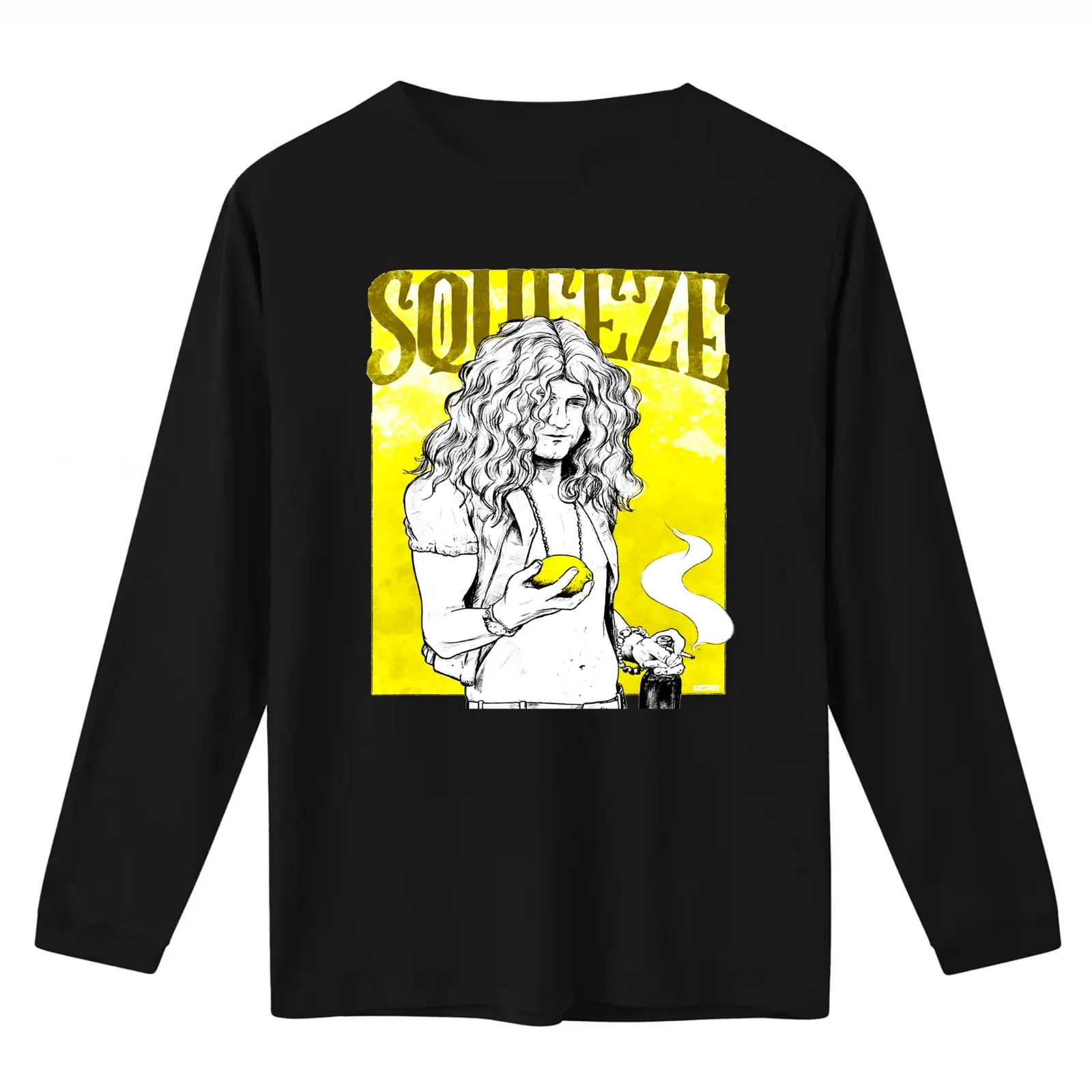 bess seller of squeeze T-Shirt Summer Casual Cotton Tee Oversized Streetwear Tops Vintage Graphic Print Unisex Men Women