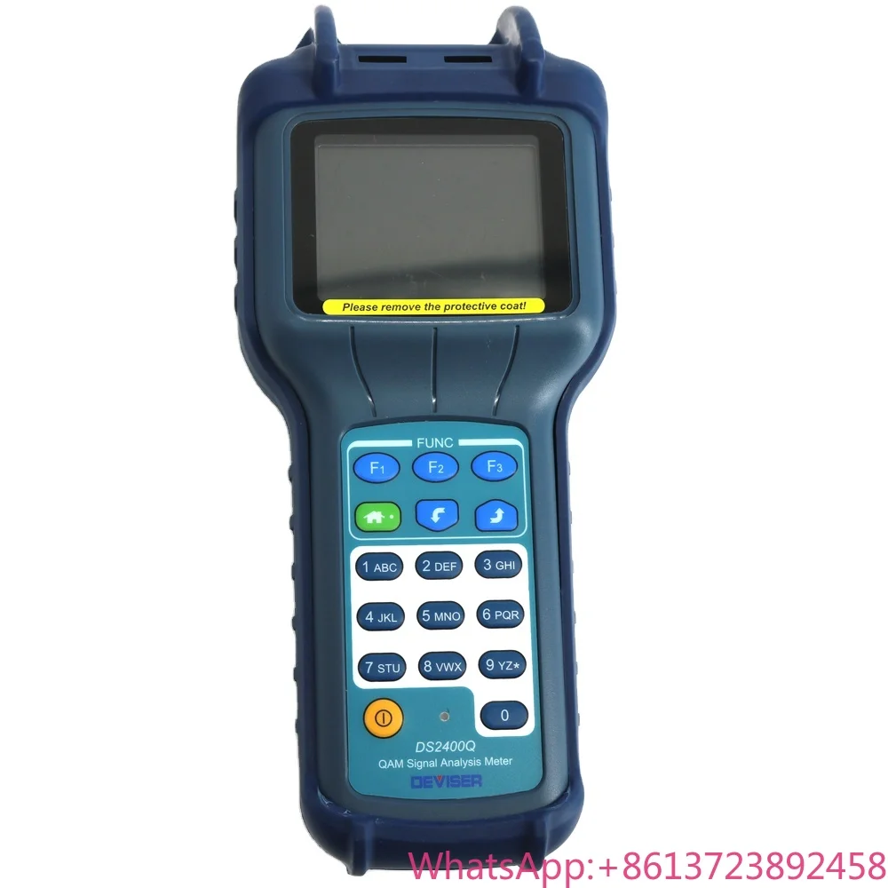 

DS2400Q CATV Qam Signal Level Meter Frequency Range 5 ~ 1000 MHz Deviser AC-DC Voltage