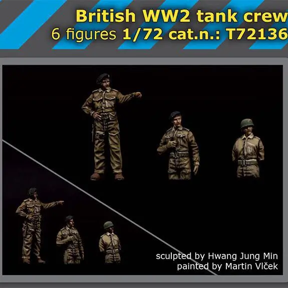 

1/72 Resin Model Figure GK , 6Figure ，Unassembled and unpainted kit