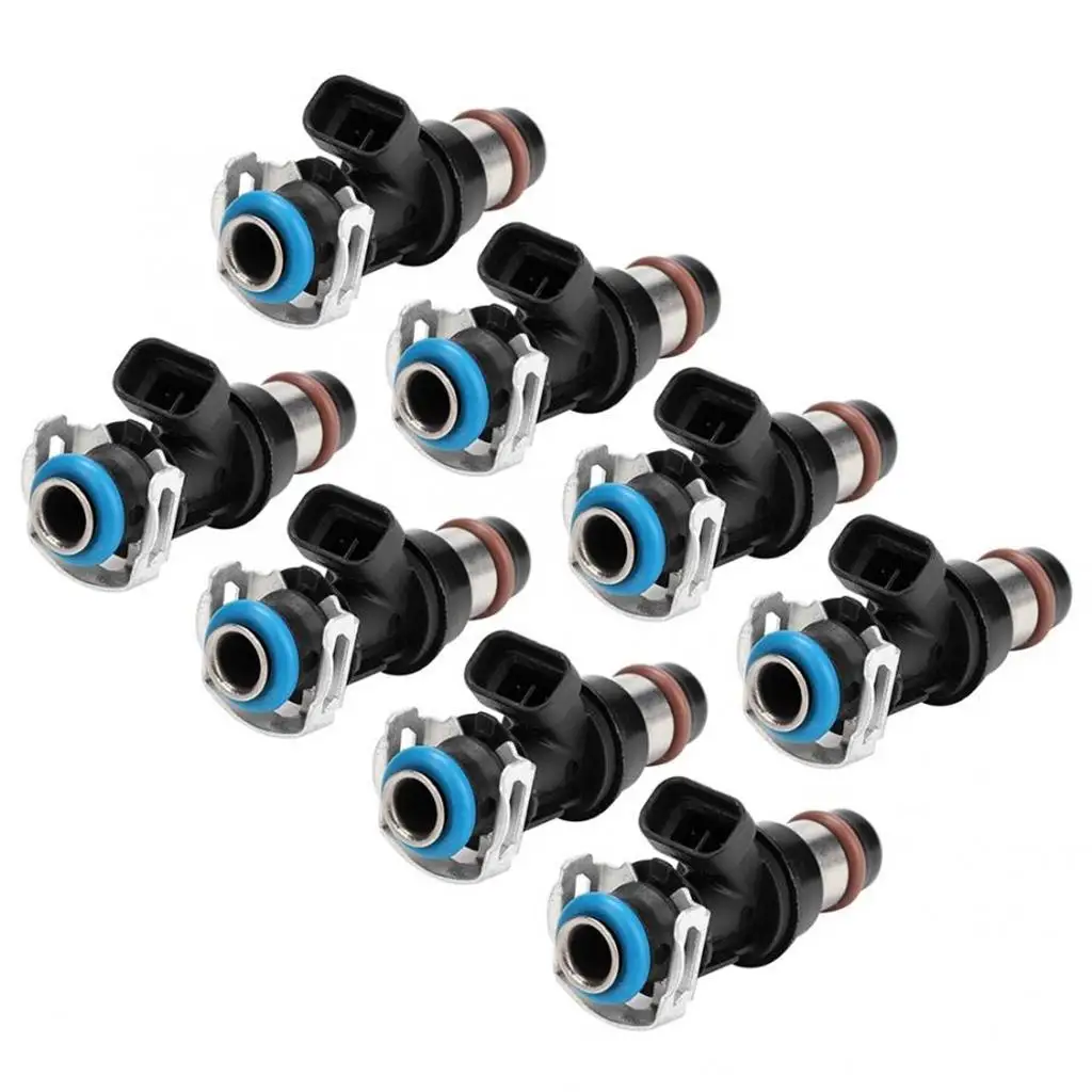 8 Pieces Fuel Injectors, 17113698, 17113553, FJ10062 ,Supplies for Chevy 4.8L ,5.3L ,6.0L, 2001-2007