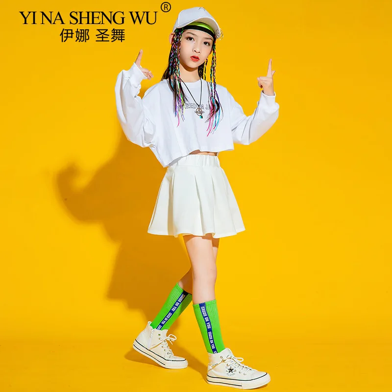 الأطفال أزياء الرقص أداء الهيب هوب صبي الفتيات أزياء رقص الجاز الشارع ملابس الرقص الطلاب التشجيع ازياء