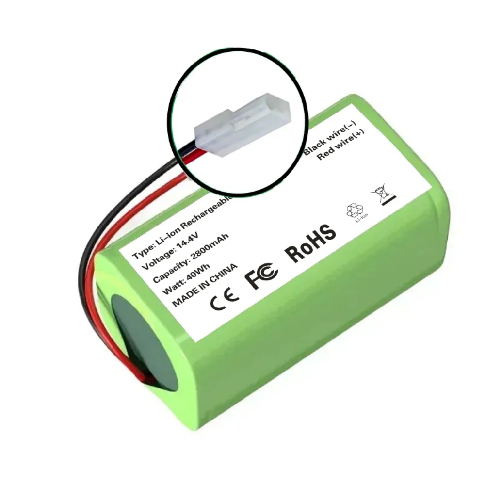 

2800mAh Li-ion Battery H18650CH-4S1P for Xiaomi Vacuum Mop Essential G1 MIJIA MJSTG1 Tefal Explorer Series 20.