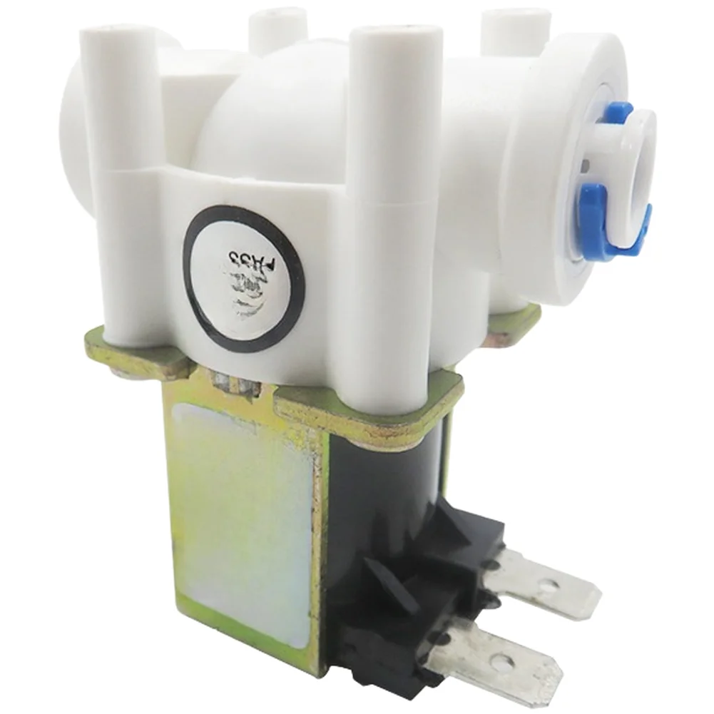 12V 24V Normally Closed Water Inlet Solenoid Valve for RO Water Purifier Quick Connect Fitting and PE Pipe 4.8W