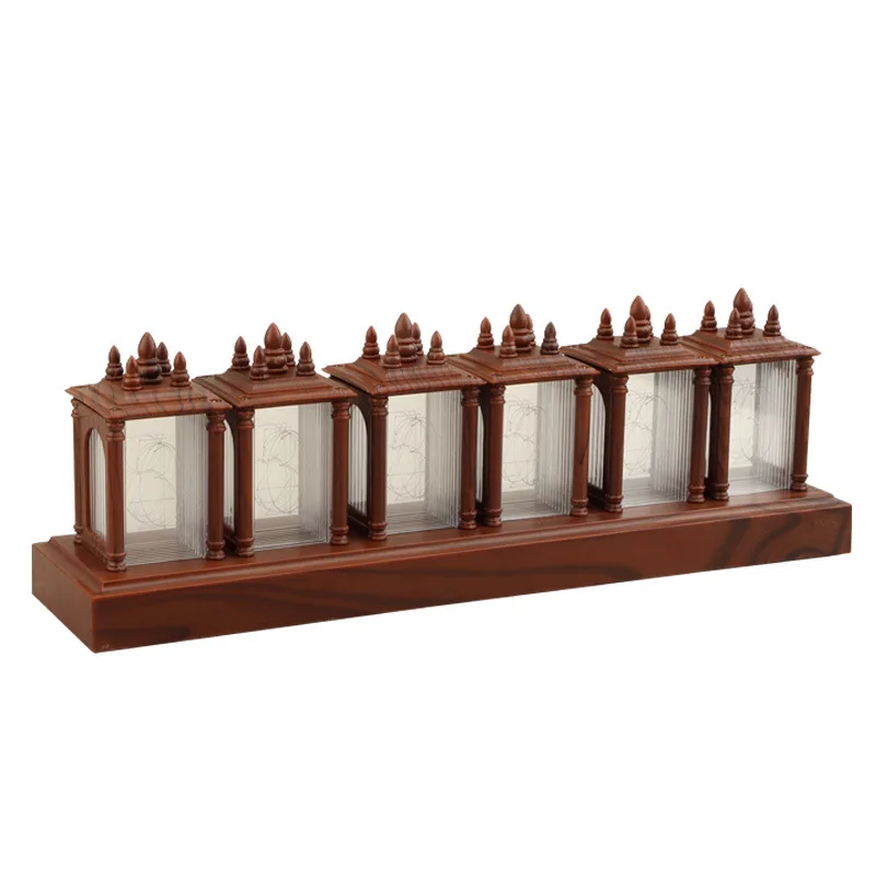 

E-sports desktop ornament RGB quasi-fliptube retro clock DIY clock ornament artistic gift