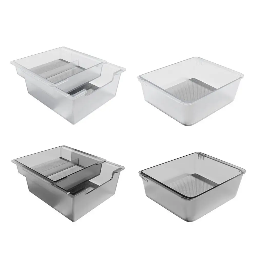 

Double-layer Armrest Storage Box For Tesla Model Y Juniper 2025 Central Control Layered Organizer Large Space Y9C2