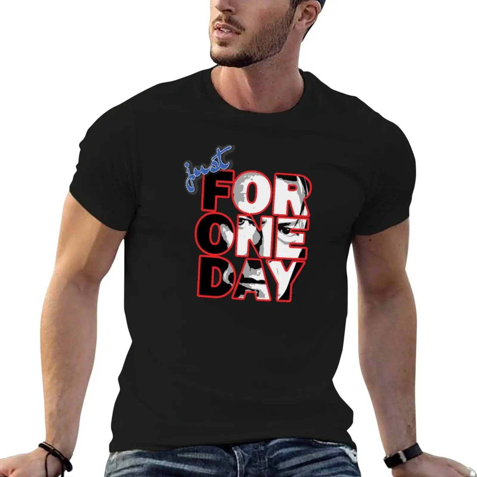 Just For One Day T-Shirt Dry Fit Athletic Short Sleeve Shirt