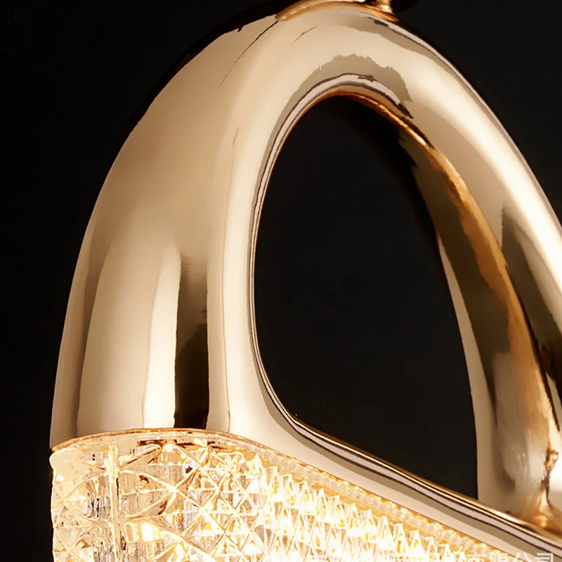 Crystal LED Pendant Light Indoor Lighting For Luxury Home Kitchen Living Dining Table Room Decoration Nordic Luxury Hanging Lamp image 5