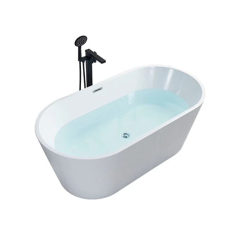 Hotel home independent concubine bathtub, single acrylic Internet celebrity bed and breakfast bathtub color bathtub