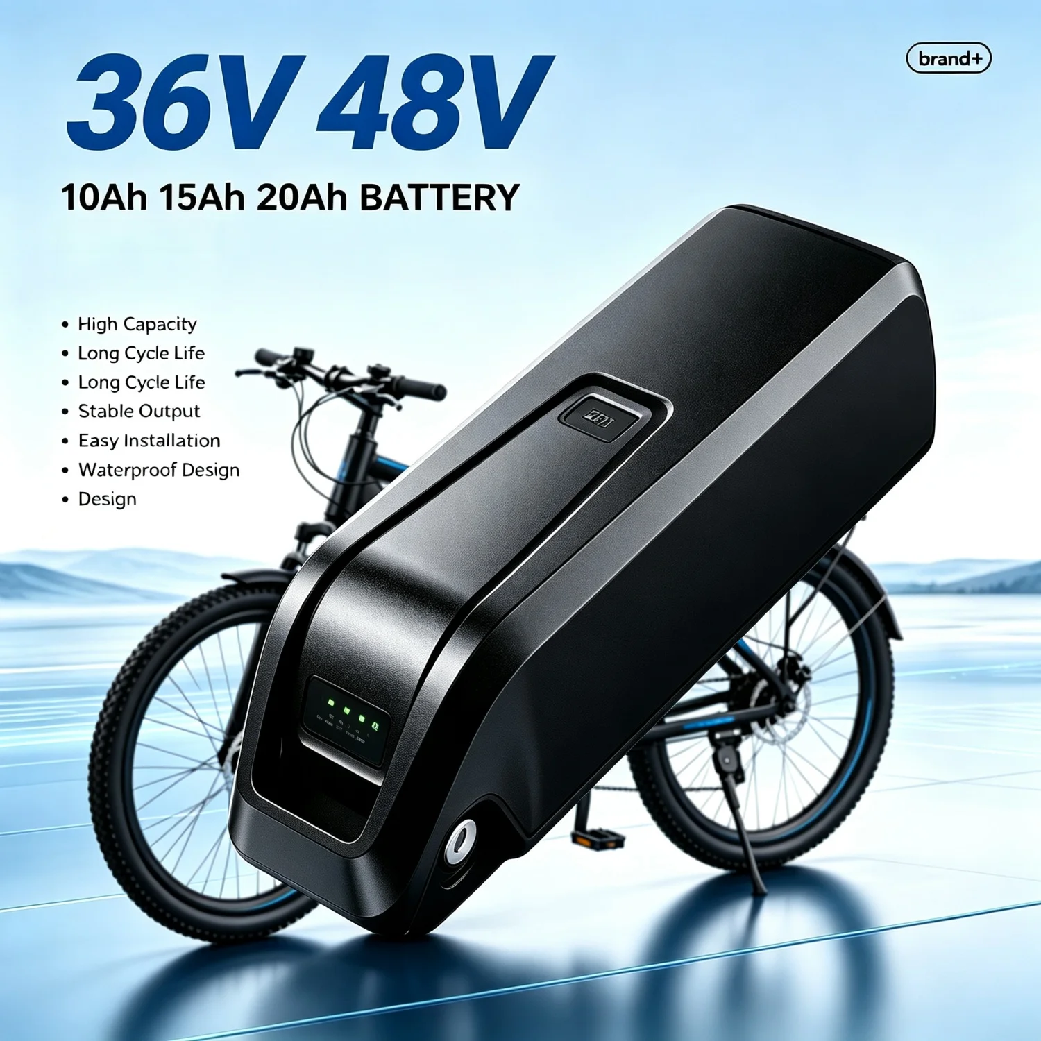 [US Stock] Electric Bike Battery Hailong 36V 48V 52V 20AH 15AH 10AH Downtube Pack with 18650/21700 Battery Cells 30/40A BMS for Bafang BBS02 BBS03 BBSHD Motor Hailong Battery Powerful and Long-Lasting Power
