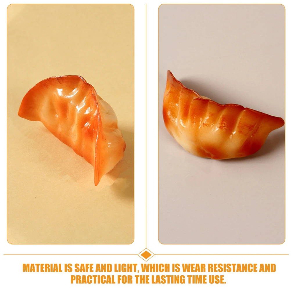 

Creative Mini Fake Decorative Kitchen Simulation Food Models for House Display Restaurant Prop Plastic Dumpling Adornment