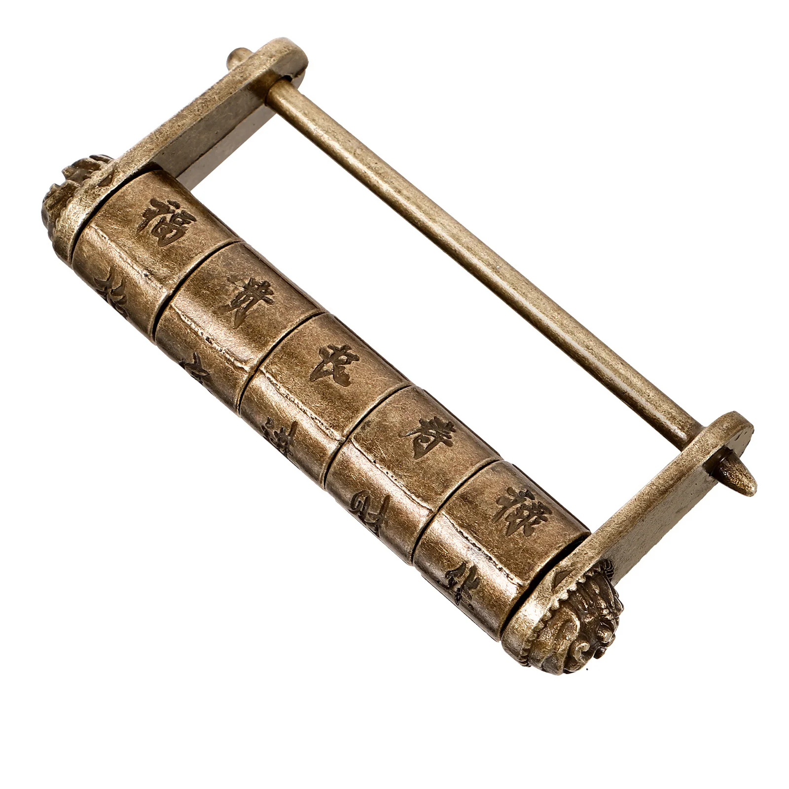 Gembok Kombinasi Vintage Paduan Seng Gaya Retro untuk Kotak Perhiasan Lemari Laci Kunci Kata Sandi Klasik