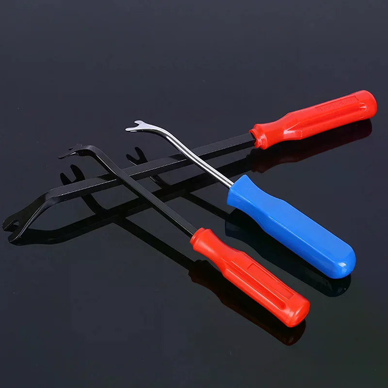 Car Removal Hand Tool Set, Trim Panel Screwdriver, Door Fastener Nail Puller, Pry Bar Tools Clips for Bridge Plate Opening