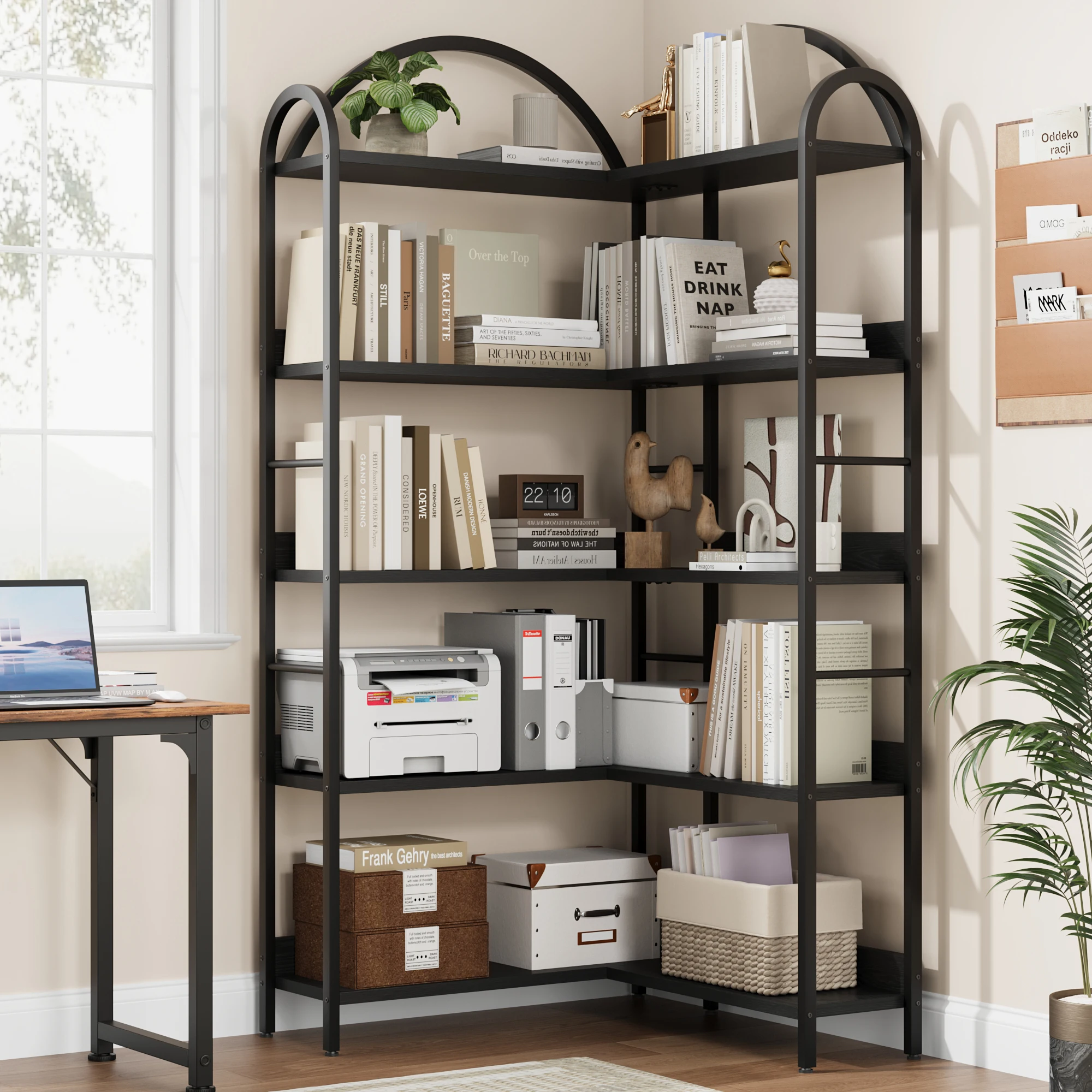 Libreria ad arco a 5 ripiani r - Frame Display Wood recensione e prezzo