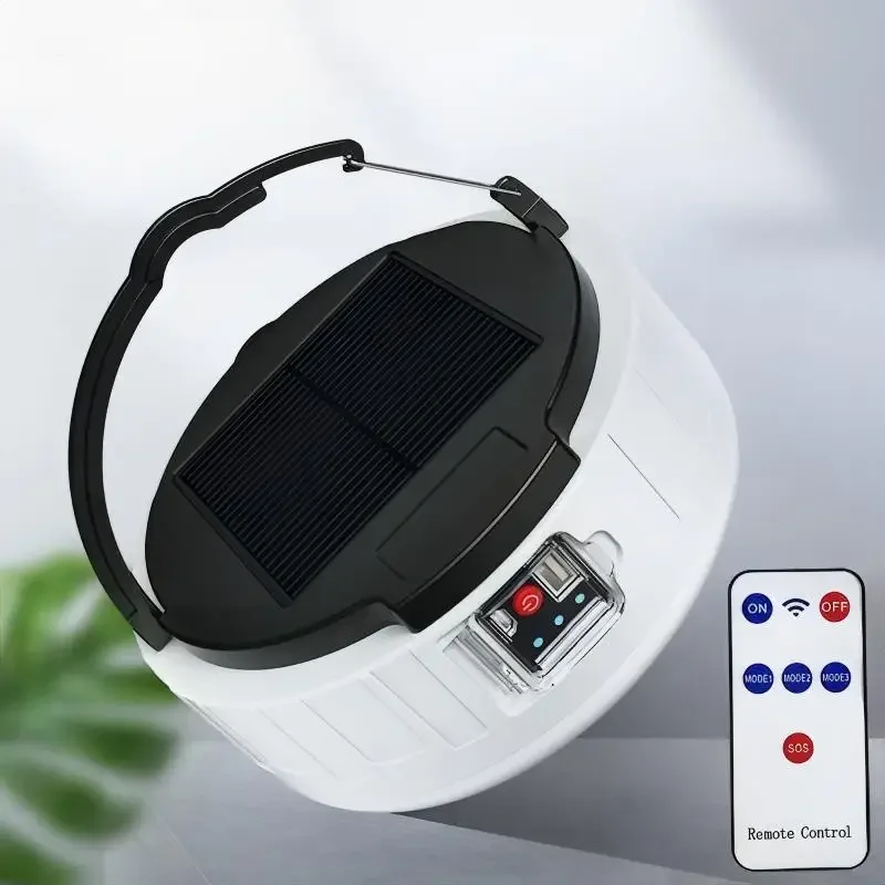 

Solar LED Lights, Outdoor Camping Lights, Multiple Lighting Modes, Remote Control, Ideal for Camping and Gardens