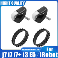Front Wheel TiresSkin Parts For IRobot Roomba I7 E5 E6 500 600 700 800 900 Series Anti-Slip iRobot Roomba Cleaner Parts