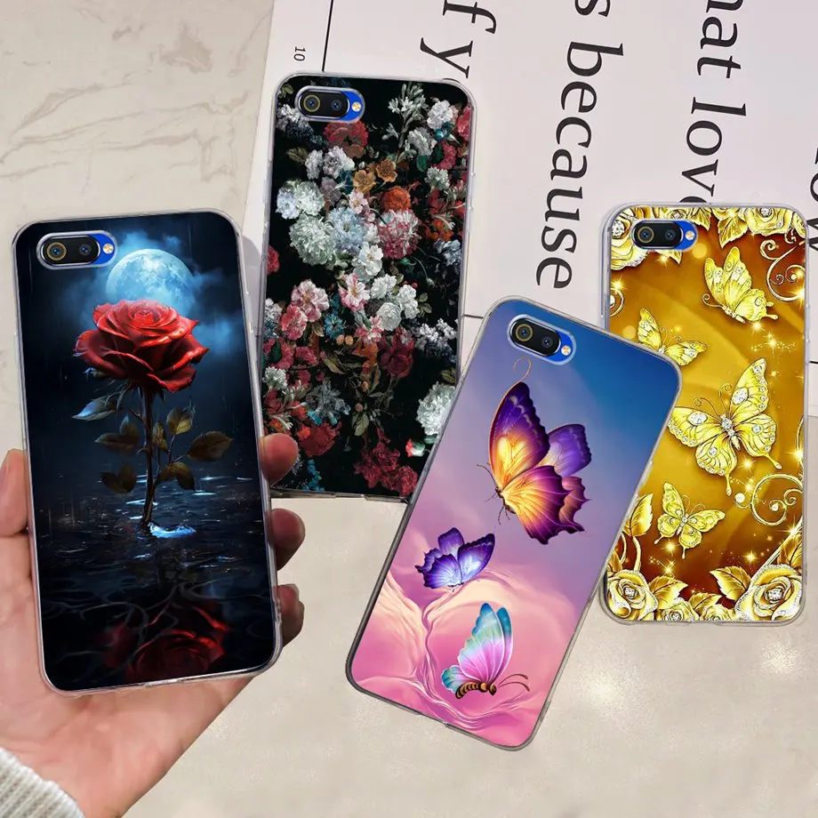 For OPPO A1K Case Oppo A3s Back Cover Soft Silicon TPU Transparent Capa For OppoA1K CPH1923 Oppo CPH1803 Bumper Coque Fundas