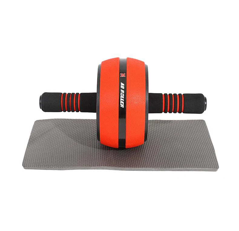 

2023 New Ab Fitness Wheel Roller Abdominal Roller Non-slip Handle Home Gym Fitness Equipment