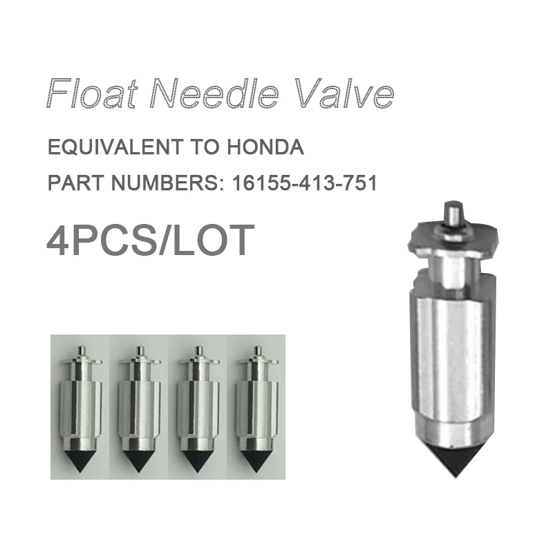 

4pcs/lot Float Needle Valve 16155-413-751 For Honda CB650 CB750 CH125 TRX250 TRX350