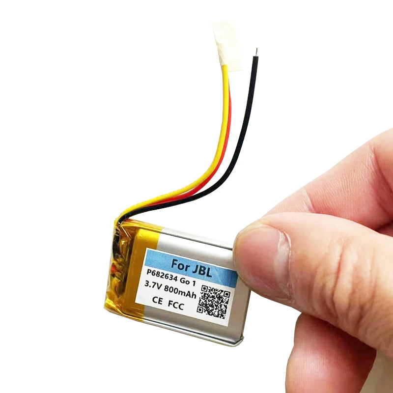 JBL Go 01 Go BLK FF JR POP 오디오 스테레오 스피커 용 800mAh L0728-LF GSP072035 P682634 배터리를 대체합니다.