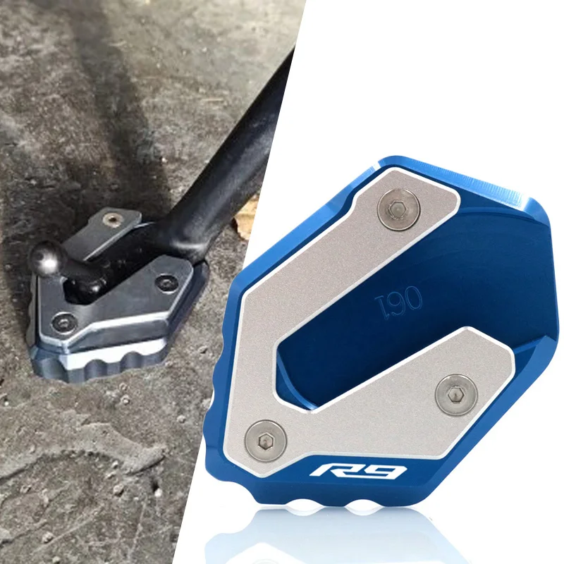 

Motorcycle Kickstand Foot Side Stand Extension Pad Support Plate Enlarge Stand For YZF-R9 YZF R9 YZFR9 2025