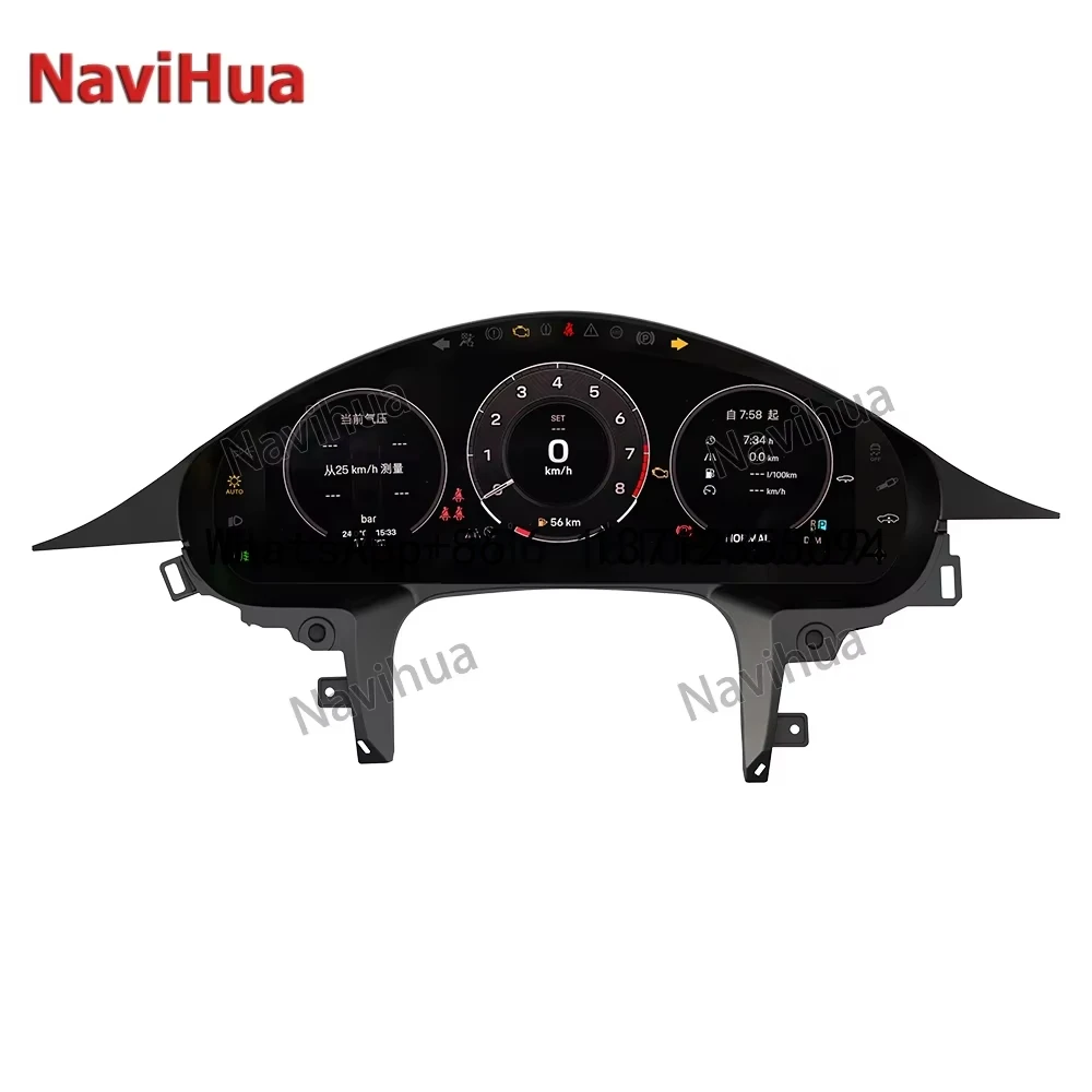 for Porsche Panamera 2011 Radio Multimedia Virtual Speedometer Display Head Unit  Digital Instrument Dashboard Panel