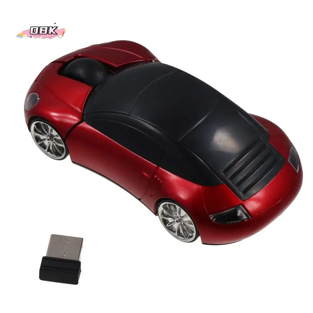 

2.4GHz Sports Car Wireless Mouse USB Scroll 1600DPI Car Shaped Wireless Mouse Low Energy Consumption Lightweight for Laptop/PC