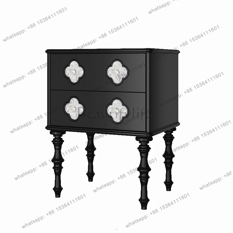 Night Table Storage Drawers Kawaii Bedroom Bedside Table European Luxury Mesitas De Noche Bedroom Furniture