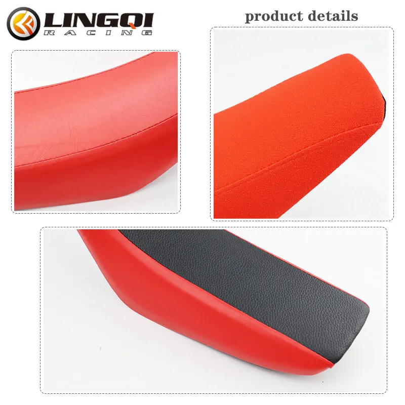 LYNNCHI Motorcycle CRF50 Red Seat Cushion Foam Saddle Cover For  CRF 50 50cc 70cc 110cc 125cc Trail Dirt Bike Modification