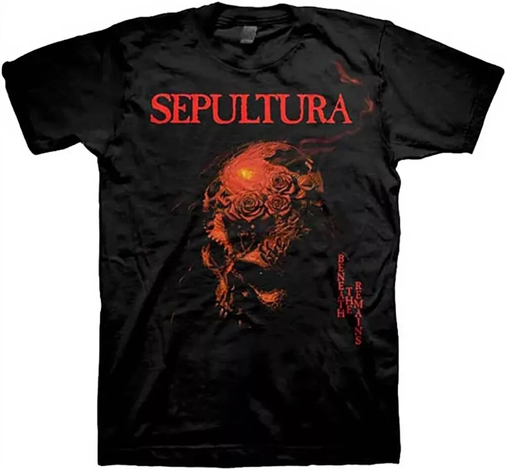 Sepultura Band T-Shirt Brazilian Thrash Metal Logo Graphic Tee Stylish Top for Metalheads Sepultura Fans in Rock Concert Outfits