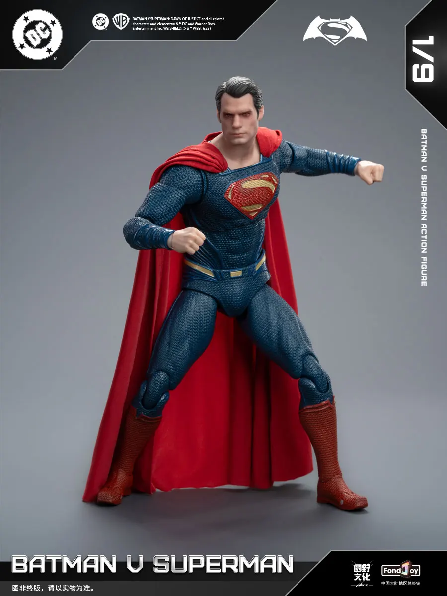Figura de acción Original Fondjoy 1/9 BVS, Batman blindado, batalla dañada, Superman, Batman v, Superman: Amante de la justicia, modelo de juguete para regalo