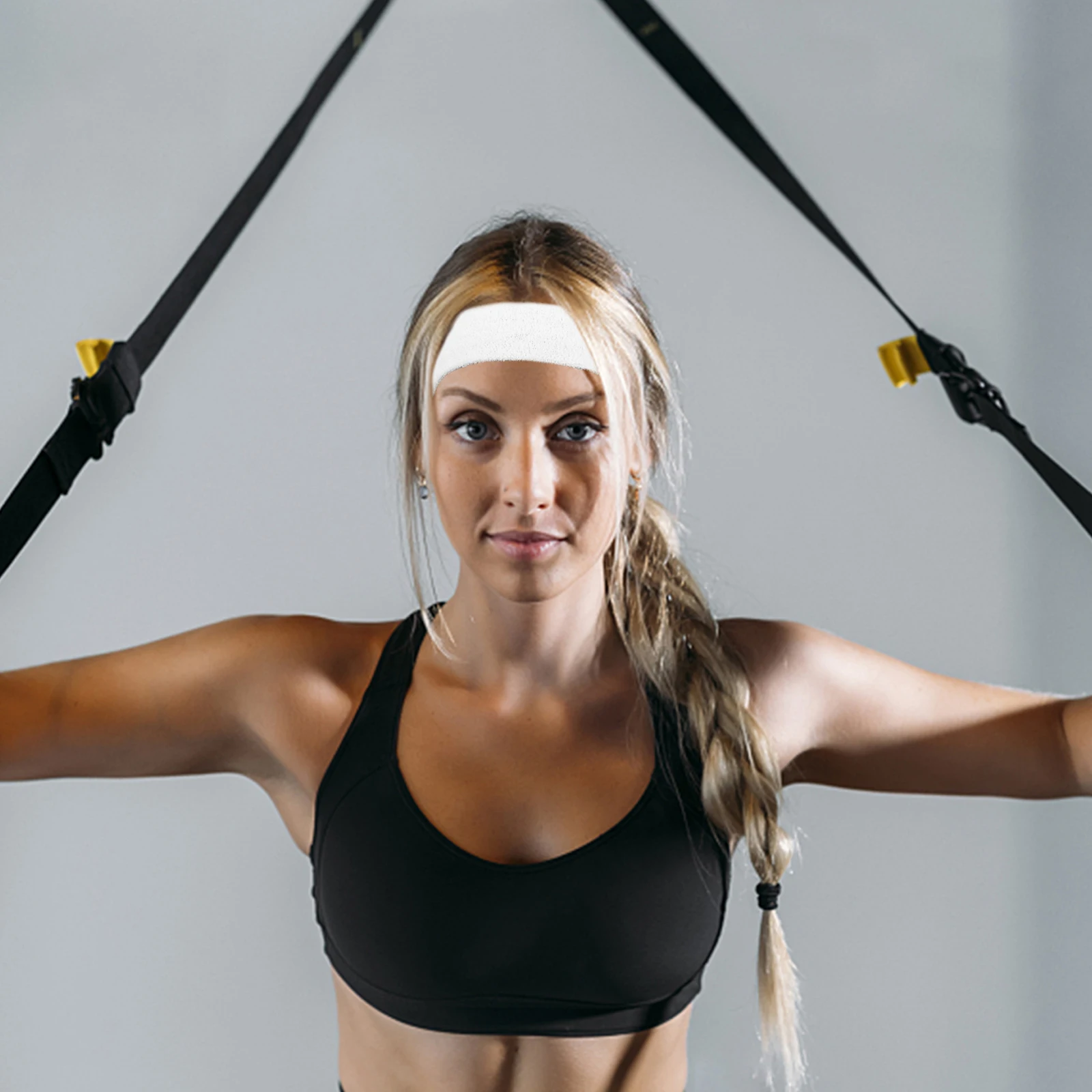 

5Pcs Sweat Absorbing Headband Elastic Comfortable Sports Hair Bands Flexible Non-Tight Fitness Yoga Running Accessories