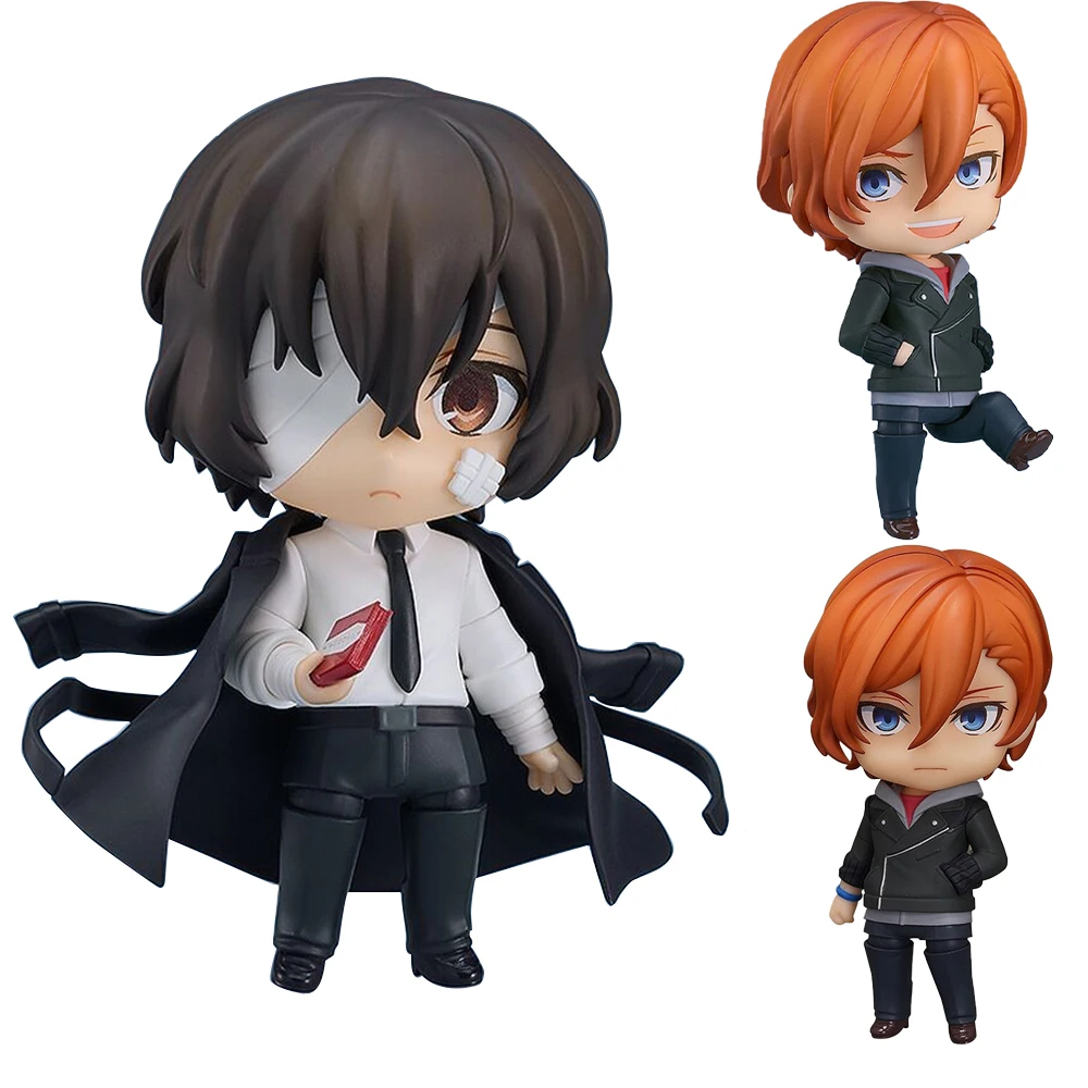 

BSD Anime Figures Dazai Osamu Nakahara Chuuya Action figure removable clothing figure PVC Model doll Room Decor Collection Gifts