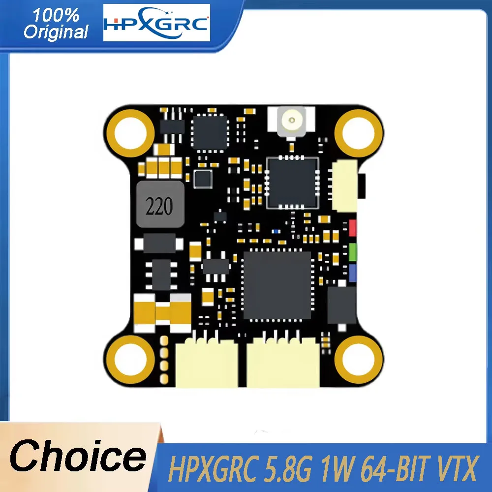 HPXGRC 5.8G 1W 64 bits VTX Signal stable avec forte puissance de pénétration pour drones RC FPV