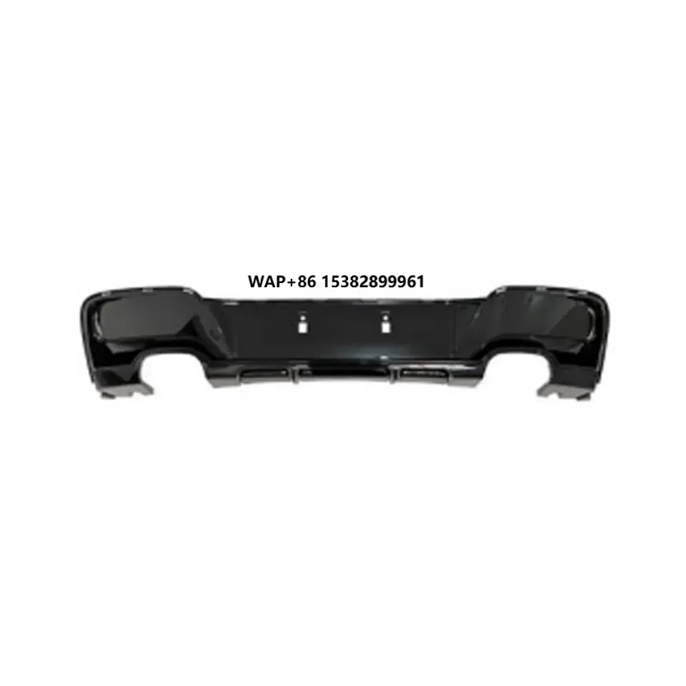 

M-Performance Style Car Bumper Auto Body Accessories Gloss Black Rear Diffuser Dual Outlet Dual Hole for F20 M-Tech