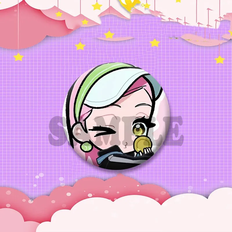 Alien Stage Anime Brosche Mizi Sua Ivan Till Luka Hyuna Cosplay Abzeichen Cartoon-Charakter Anstecknadeln Taschen- und Hut-Schmuck Ornamente Geschenk – Detail 15