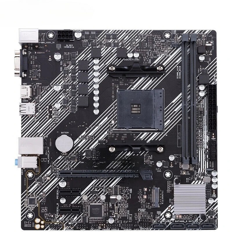 A520M-K desktop computer game office main board for support AMD 5500AM4 interface CPU