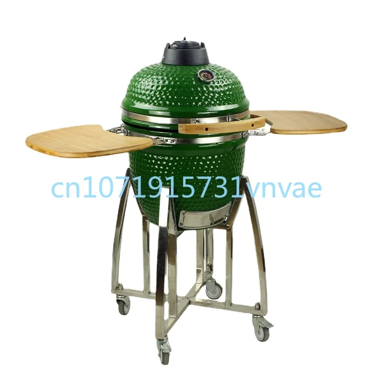 KAMADO 18-Cal Grill ceramiczny rodzinny Grill ogrodowy na imprezę duszony Grill