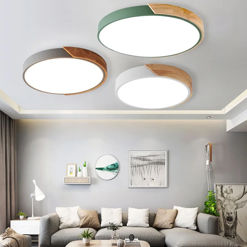 Modern LED Ceiling Light Macaron Chandelier For Bedroom Living Dining Room Aisle Home Decor Interior Lighting Fixture Lustre