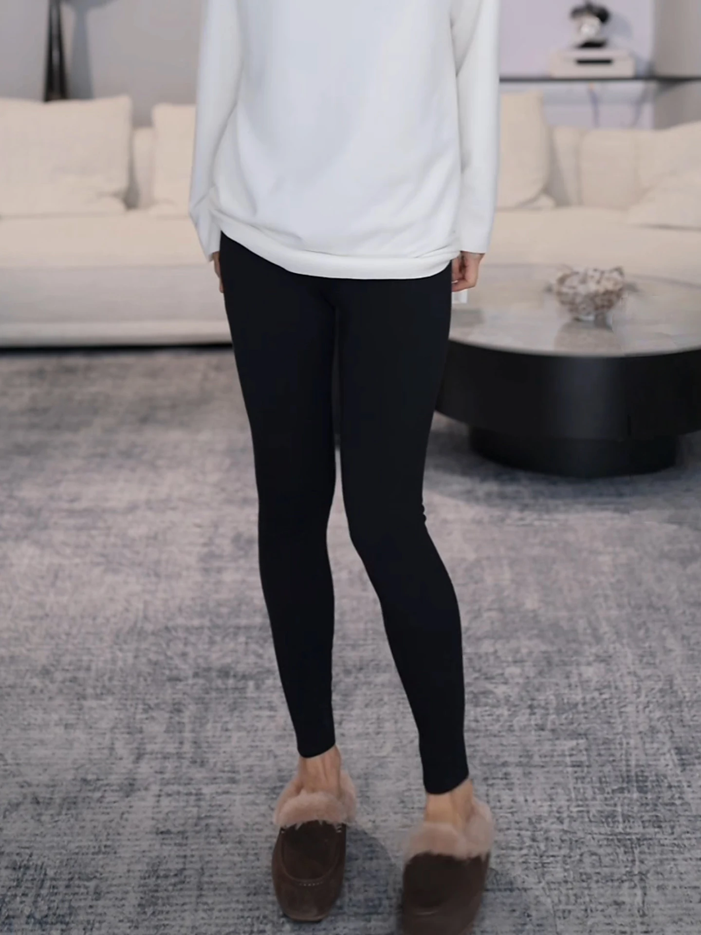 

High Waist Thin Fce Yoga Pants Women's Slim Fit Base Layer Pants Spring Autumn New Sle TT Pure Color