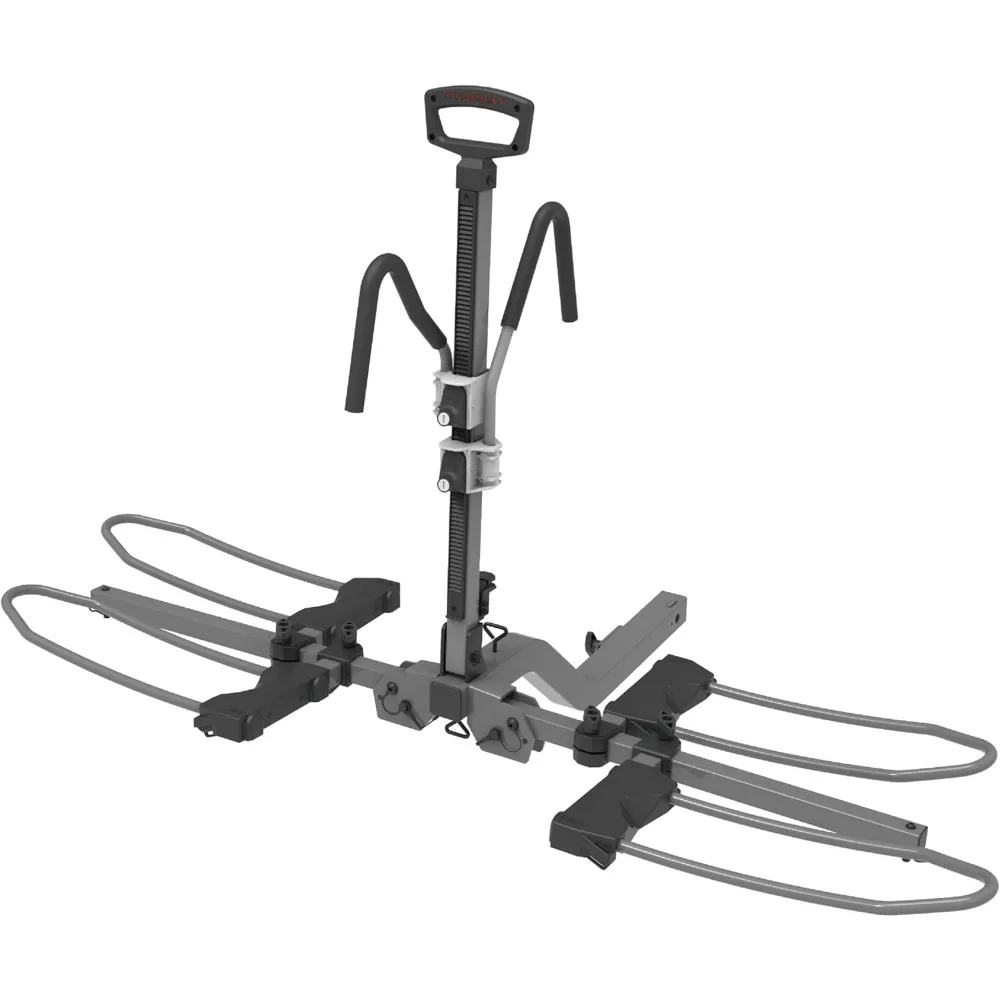 

HYPERAX 2023 Volt RV-Approved Hitch-Mounted 2-Bike Rack for RVs, Campers, Motorhomes, and Trailers with Dual Tow Hitch Receiver