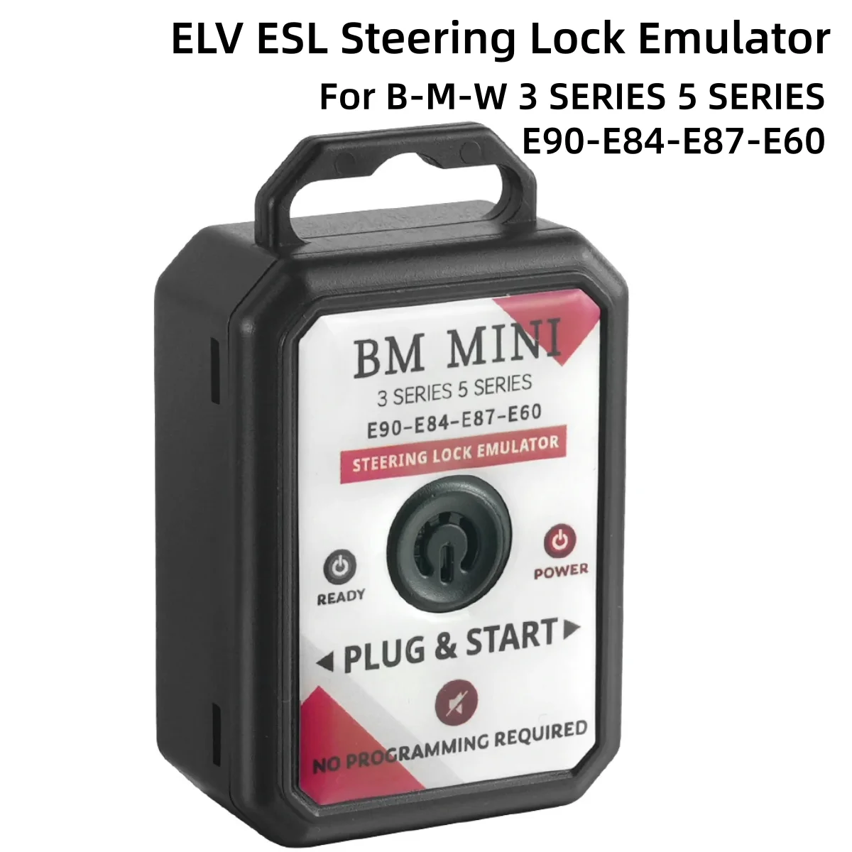 ELV ESL Steering Lock Emulator for Mini E-Series E60 E84 E87 E90 3 5 Series Plug and Start No Programming