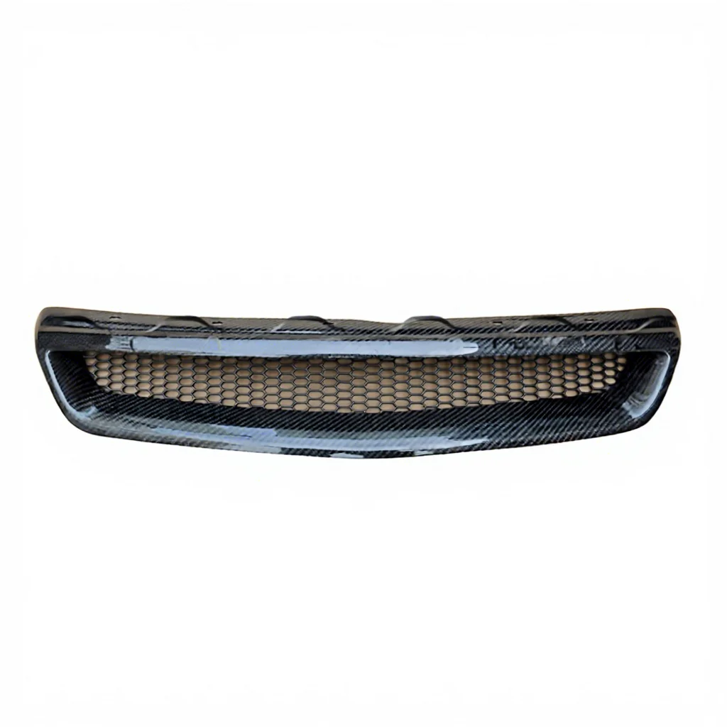 

Type R Style Carbon Fiber Front Bumper Mesh Grill Radiator Grille for Honda Civic K8 Hatchback 1996-1998