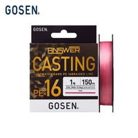 JAPAN GOSEN CASTING SALTWATER GAME PE X16 BRAIDER LINE 150M/200M For Freshwater And Saltwater Fishing