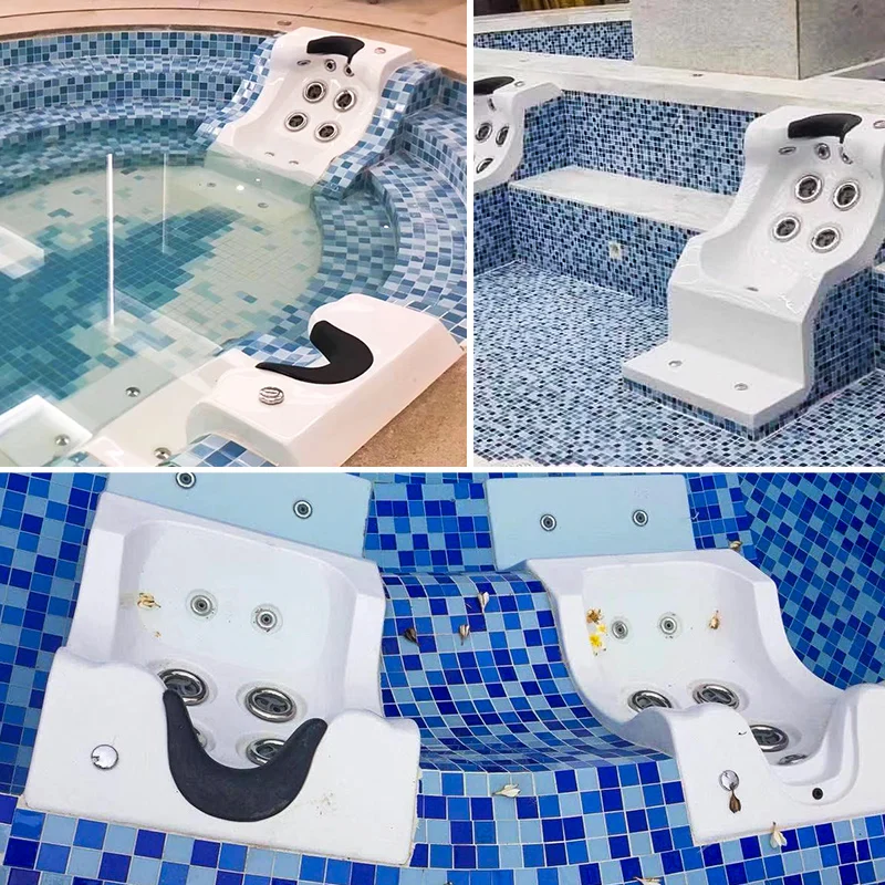 Pool Spa Equipment, Spa Pool, Jacuzzi, SPA Equipment, Space Luxury Seating Bed, Sitting Bed Massage