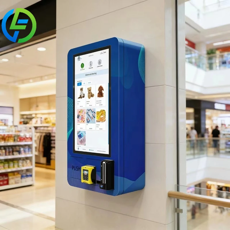 Customize Wall-Mounted Vending Machine for Snack Drink  Automatic with ID Card Reader Function